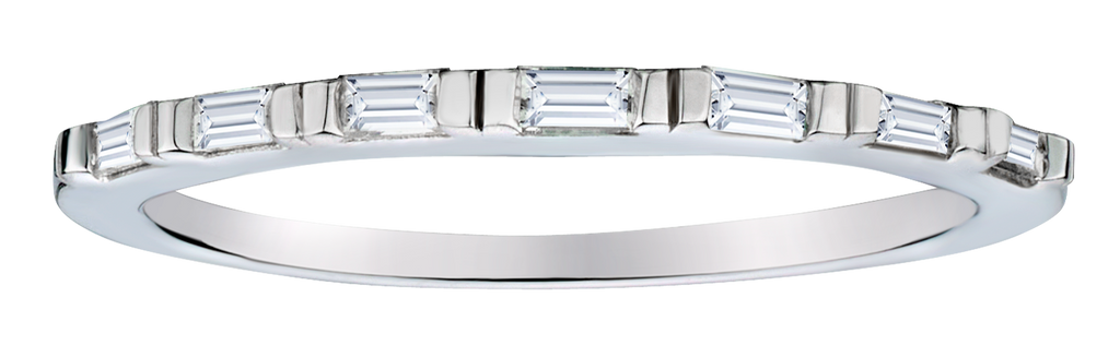 .15 Carat of Diamonds Emerald Cut Ring, Silver.....................NOW