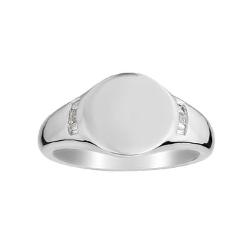 .12 Carat of Diamonds Signet Ring, Silver.......................NOW - Griffin Jewellery Designs