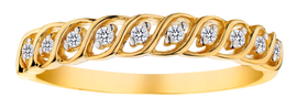 .10 Carat of Lab Grown Diamonds Ring, 10kt Yellow Gold.....................NOW - Griffin Jewellery Designs