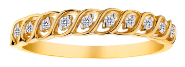 .10 Carat of Lab Grown Diamonds Ring, 10kt Yellow Gold.....................NOW - Griffin Jewellery Designs