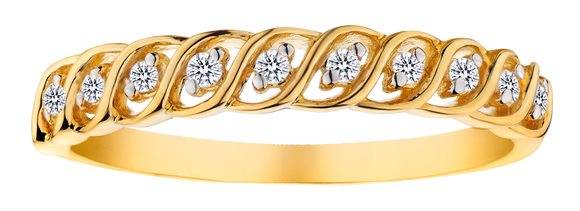 .10 Carat of Lab Grown Diamonds Ring, 10kt Yellow Gold.....................NOW - Griffin Jewellery Designs