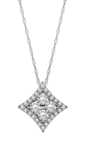 1.00 Carat of Diamonds Earrings & Pendant Set, 10kt White Gold.....................NOW-2