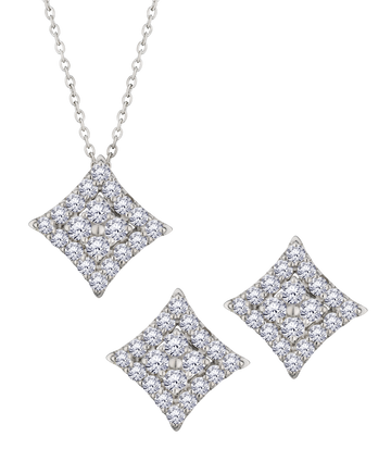 2.76 Carat Of Lab Grown Diamonds Set, Silver.....................NOW - Griffin Jewellery Designs