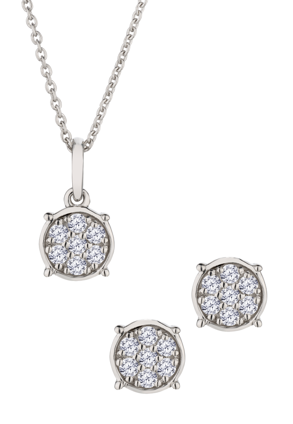 .63 Carat of Lab Grown Diamonds Set, Sterling Silver.....................NOW - Griffin Jewellery Designs