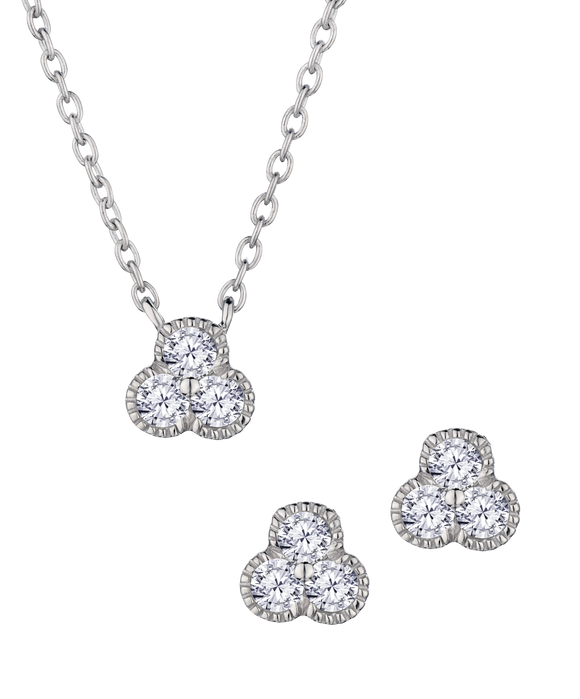 .53 Carat of Lab Grown Diamonds Set, Sterling Silver.....................NOW - Griffin Jewellery Designs