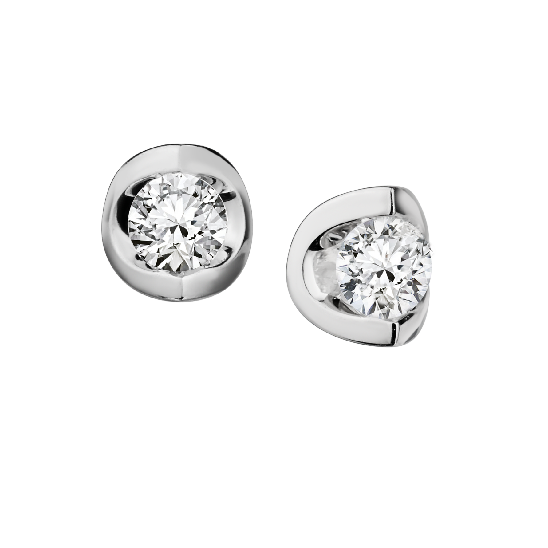 .10 Carat of Canadian Diamonds Tulip Stud Earrings, 10kt White Gold......................NOW