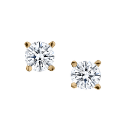 .50 Carat of Diamonds Screwback Stud Earrings, 14kt Yellow Gold.................NOW