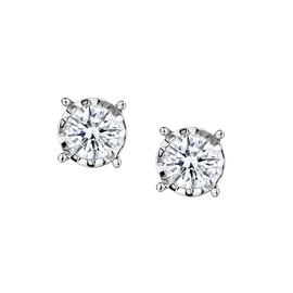 .75 Carat of Diamonds "Miracle" Earrings, 14kt White Gold.....................NOW