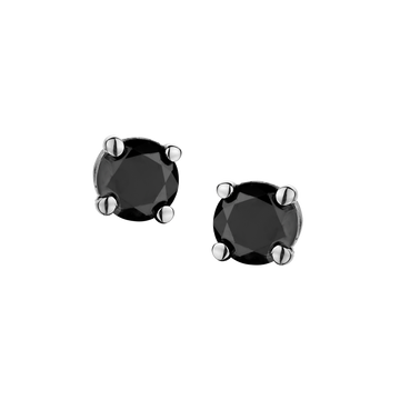 1.00 Carat of Diamonds Stud Earrings, 14kt White Gold.....................NOW
