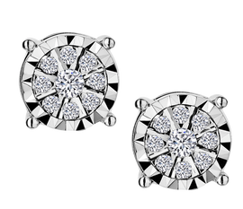 .16 Carat of Diamonds Earrings, 10kt White Gold.......................NOW