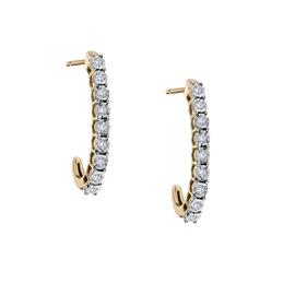 .25 Carat of Diamonds Earrings, 10kt Yellow Gold.....................NOW