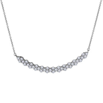 1.00 Carat "Elegance" Diamond Necklace, 10kt White Gold. Necklaces and Pendants. Griffin Jewellery Designs. 
