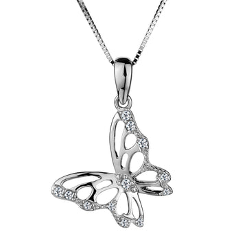 .10 Carat of Diamonds "Butterfly" Pendant, 10kt White Gold....................NOW - Griffin Jewellery Designs