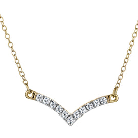.20 Carat Diamond "Venus" Necklace,  10kt Yellow Gold.  Necklaces and Pendants. Griffin Jewellery Designs.