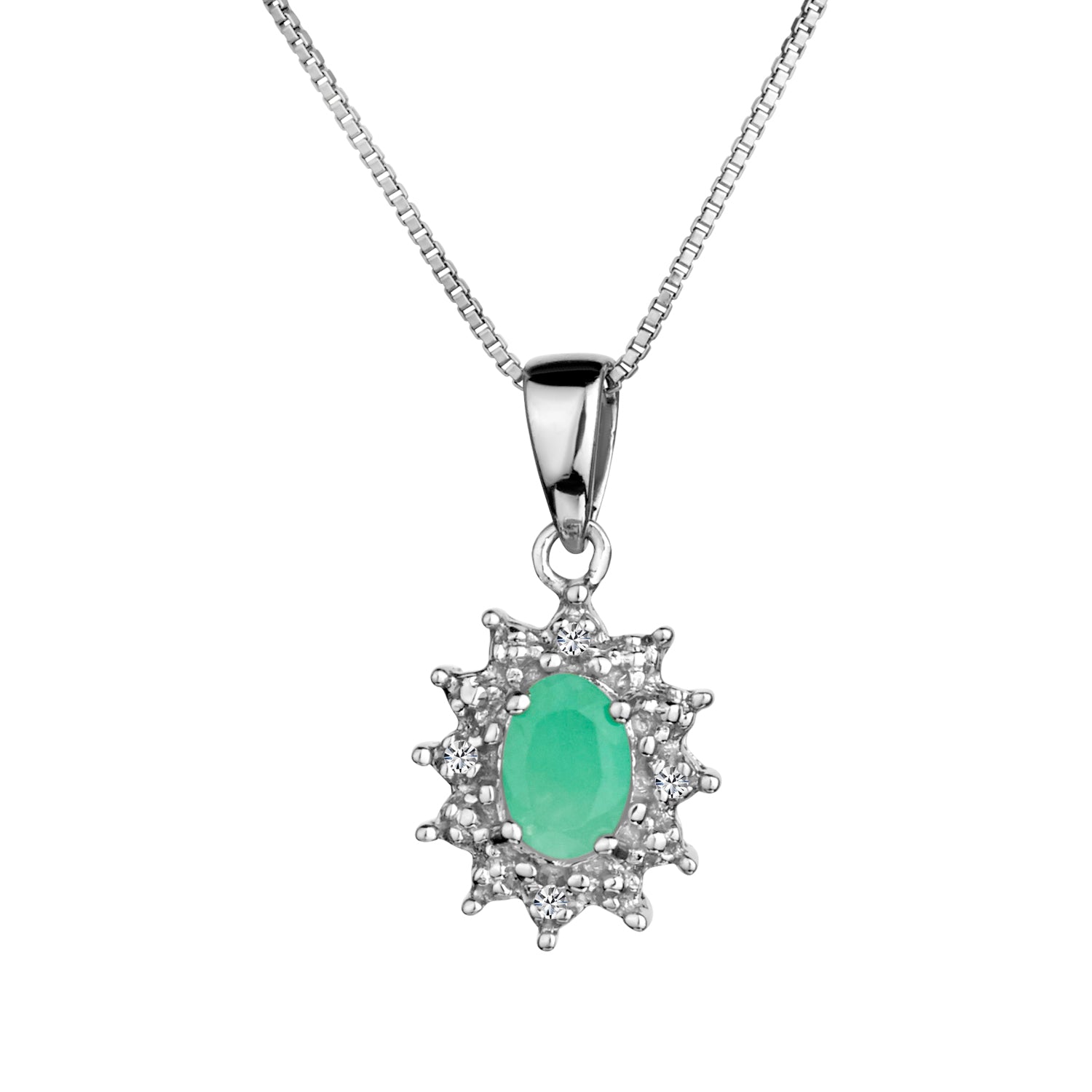 Genuine emerald pendant Clearance