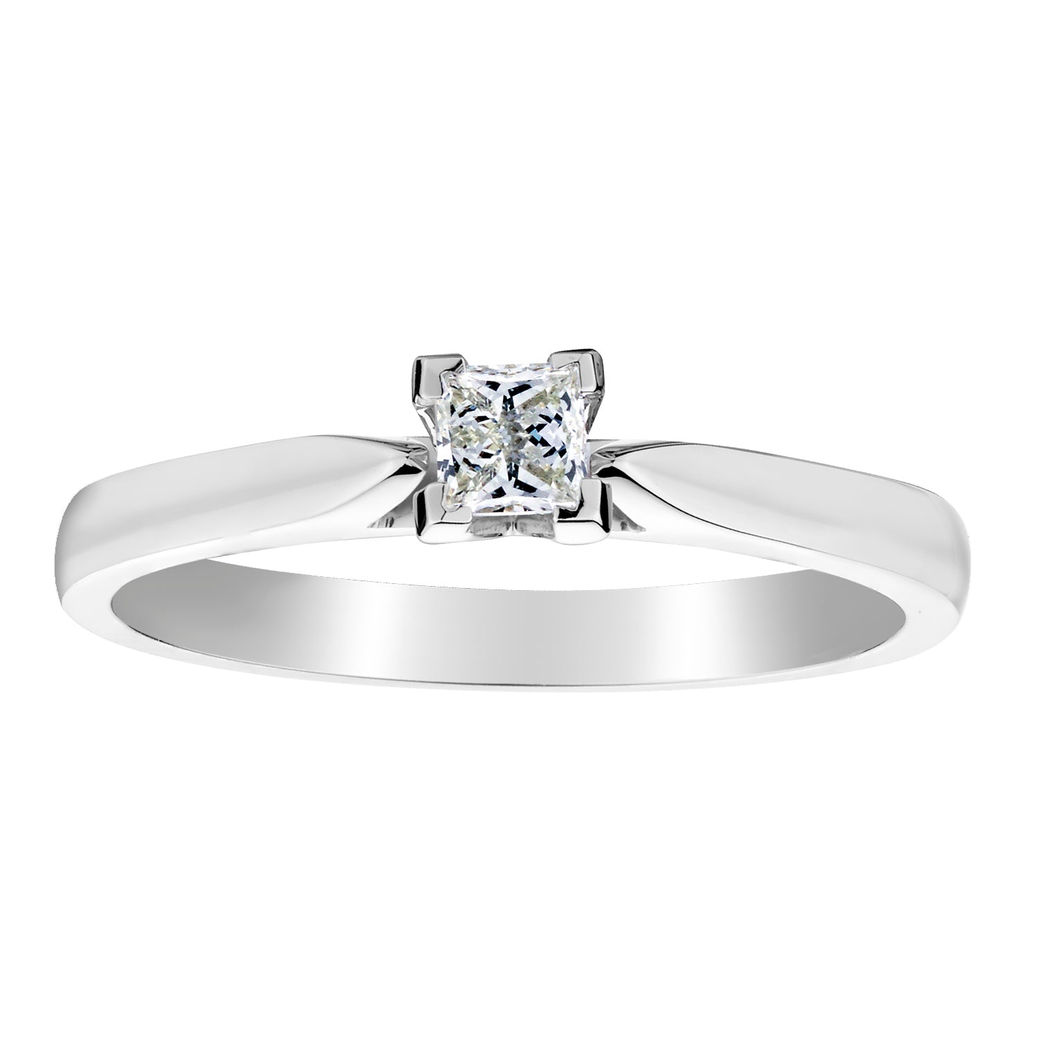 .20 Carat Canadian Princess Diamond,  Canadian Solitaire Ring,  10kt White Gold. Griffin Jewellery Designs
