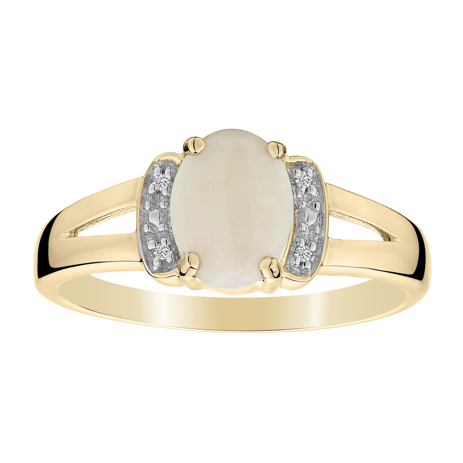 Natural opal hot sale wedding rings