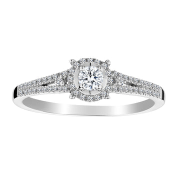 .25 Carat of Diamonds "Promise" Ring, 14kt White Gold.....................NOW