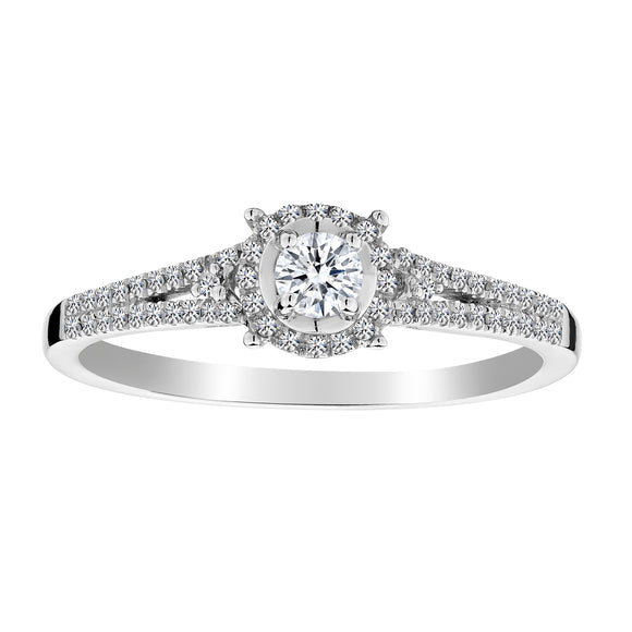 .25 Carat of Diamonds "Promise" Ring, 14kt White Gold.....................NOW