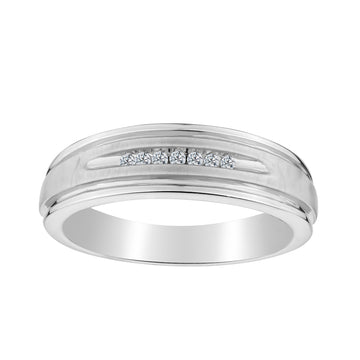.10 Carat Diamond Gentleman's Ring,  10kt White Gold. Men’s Rings. Griffin Jewellery Designs. 