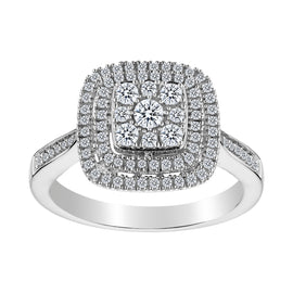 .50 Carat Diamond "Enchanting" Ring,  10kt White Gold. Griffin Jewellery Designs