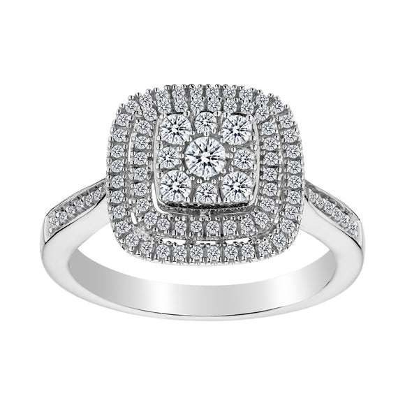 .50 Carat Diamond "Enchanting" Ring,  10kt White Gold. Griffin Jewellery Designs