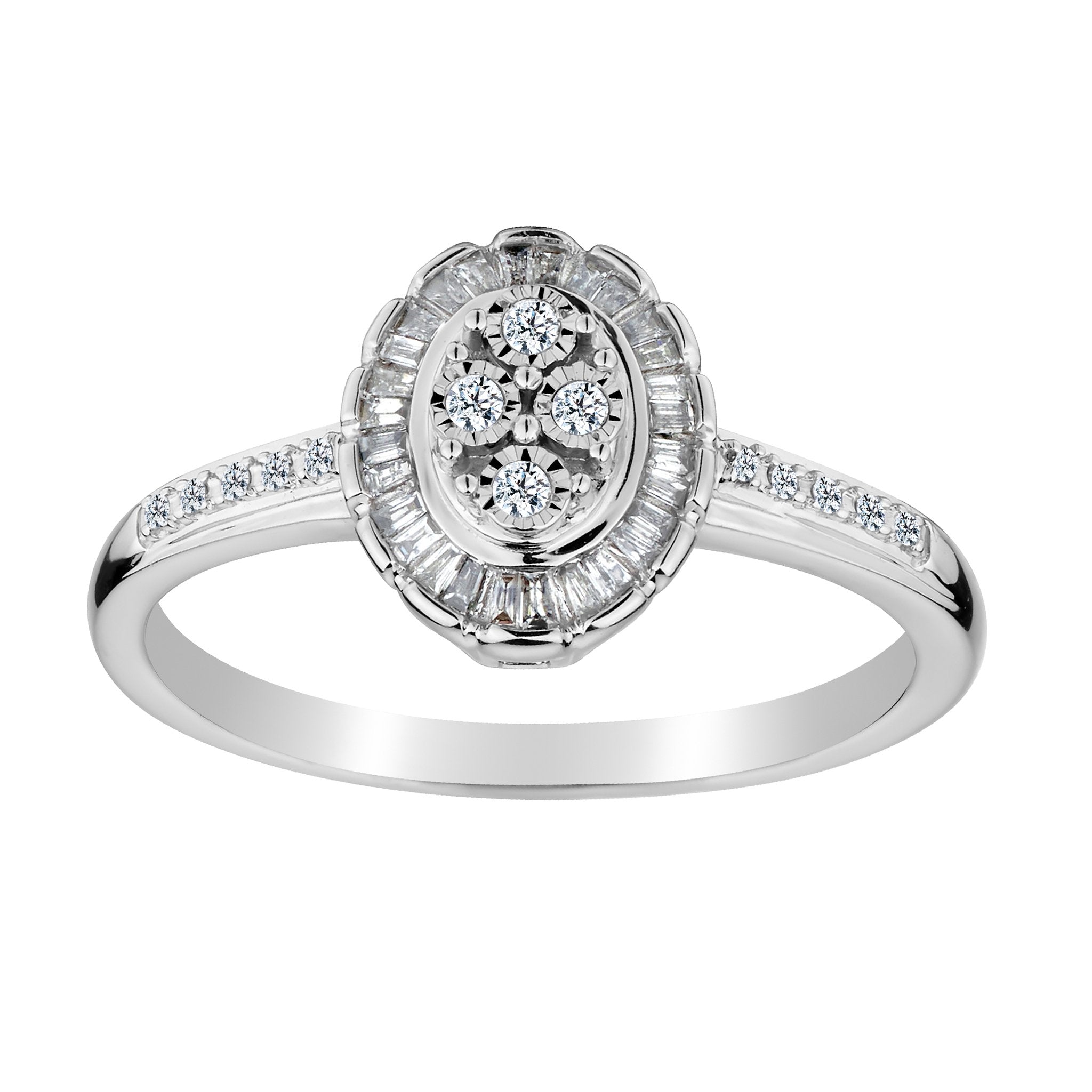 .16 Carat Diamond "Elegance" Ring,  10kt White Gold. Fashion Rings. Griffin Jewellery Designs