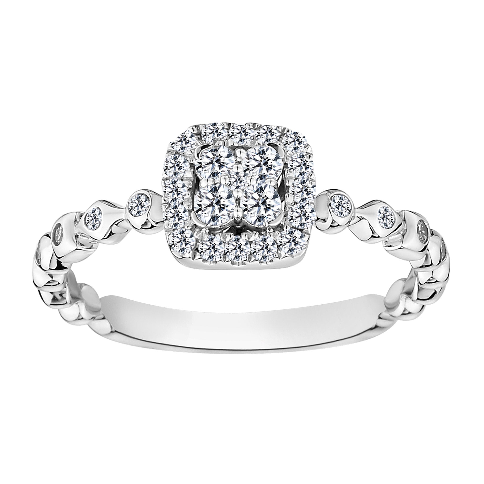 .33 Carat Diamond Ring,  10kt White Gold. Griffin Jewellery Designs