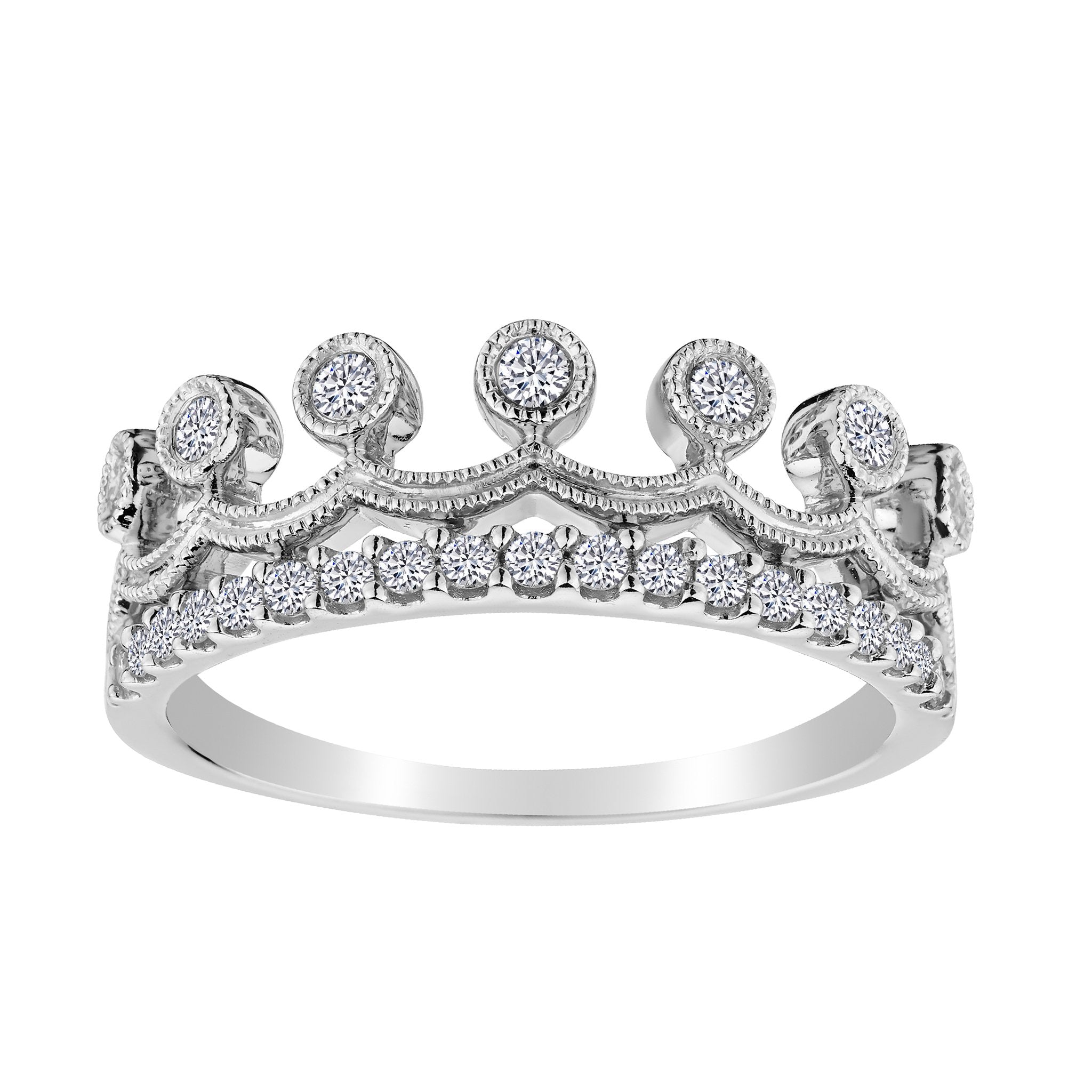 .33 Carat Diamond "Tiara" Ring, 10kt White Gold......................NOW