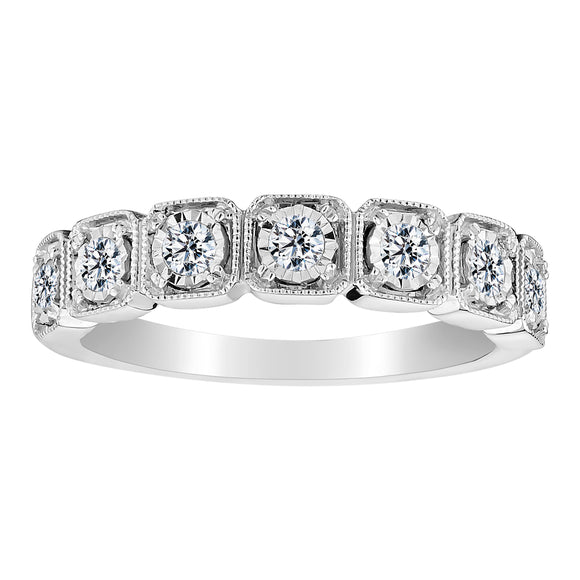 .50 Carat Diamond Ring,  10kt White Gold. Fashion Rings. Griffin Jewellery Designs