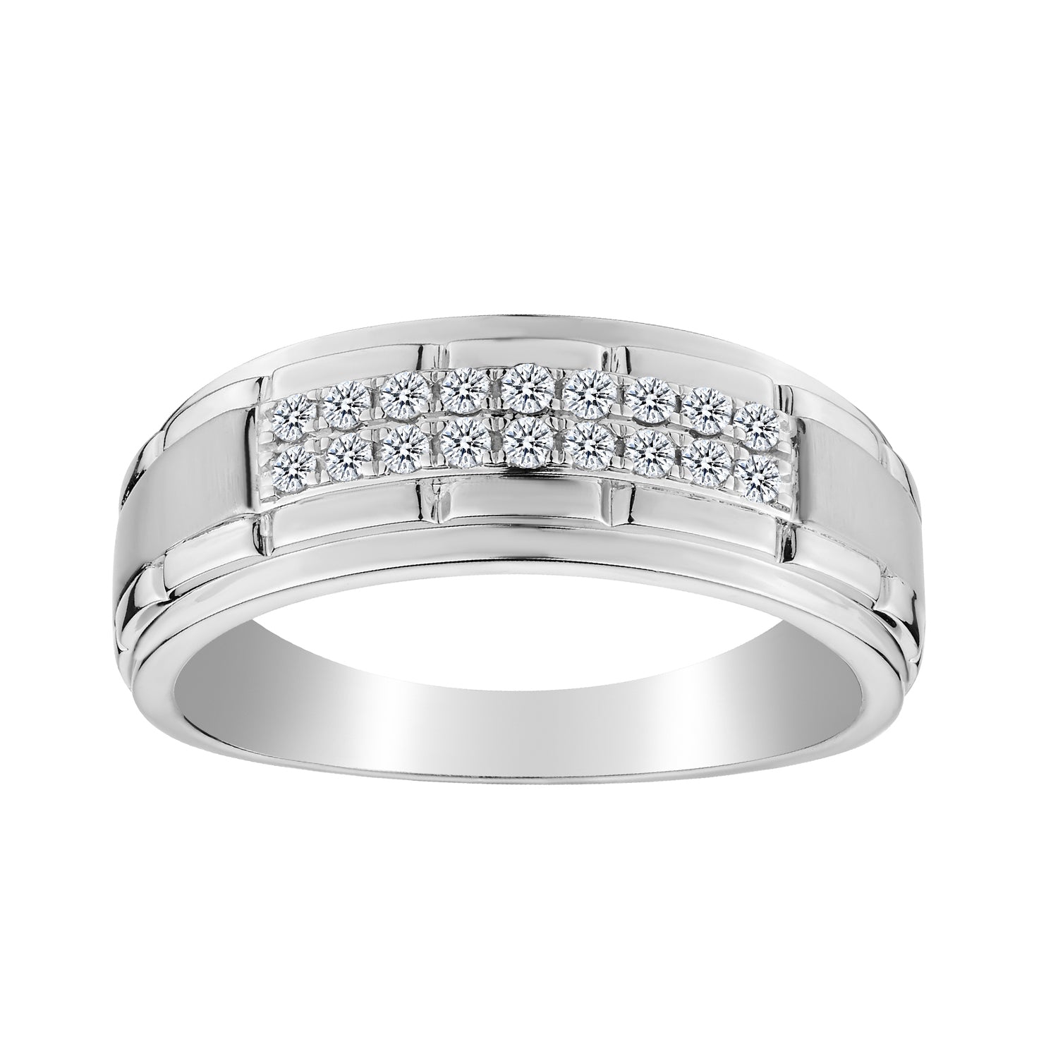 .25 Carat of Diamonds Gentleman's Ring, 10kt White Gold….....................NOW
