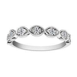 .15 Carat of Diamonds Stacker Ring, 10kt White Gold…....................NOW