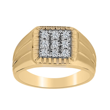 .20 Carat of Diamonds Gentleman's Ring, 10kt Yellow Gold.....................NOW - Griffin Jewellery Designs