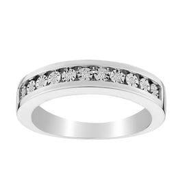 .10 Carat of Diamonds Gentleman's Band Ring, 10kt White Gold......................NOW