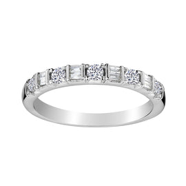 .33 Carat of Diamonds Stacker Ring, 10kt White Gold….....................NOW