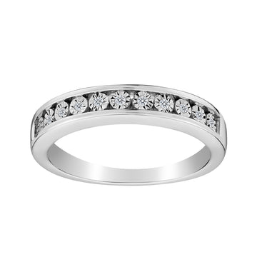 .06 Carat of Diamonds Ring Band, 10kt White Gold....................NOW - Griffin Jewellery Designs