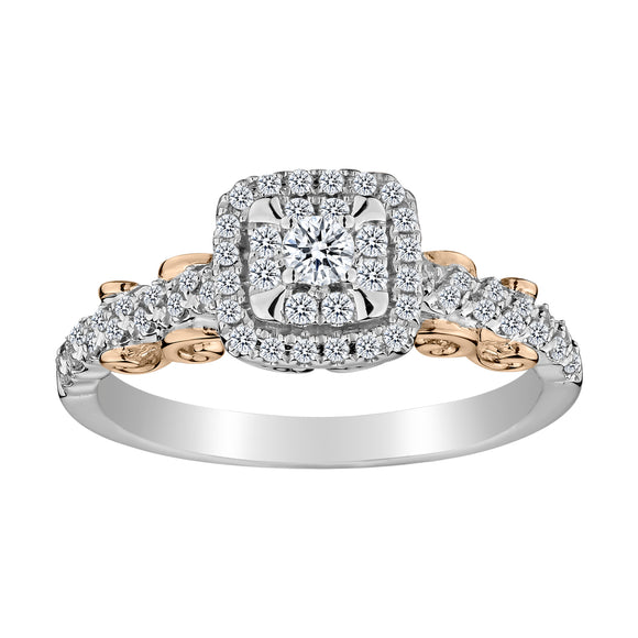 .40 Carat Diamond Ring,  14kt White And Yellow Gold (Two Tone). Griffin Jewellery Designs