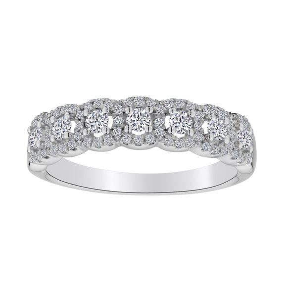 .50 CARAT DIAMOND RING, 10kt WHITE GOLD.......................NOW
