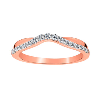 .25 Carat Diamond Ring,  14kt Rose Gold. Fashion Rings. Griffin Jewellery Designs