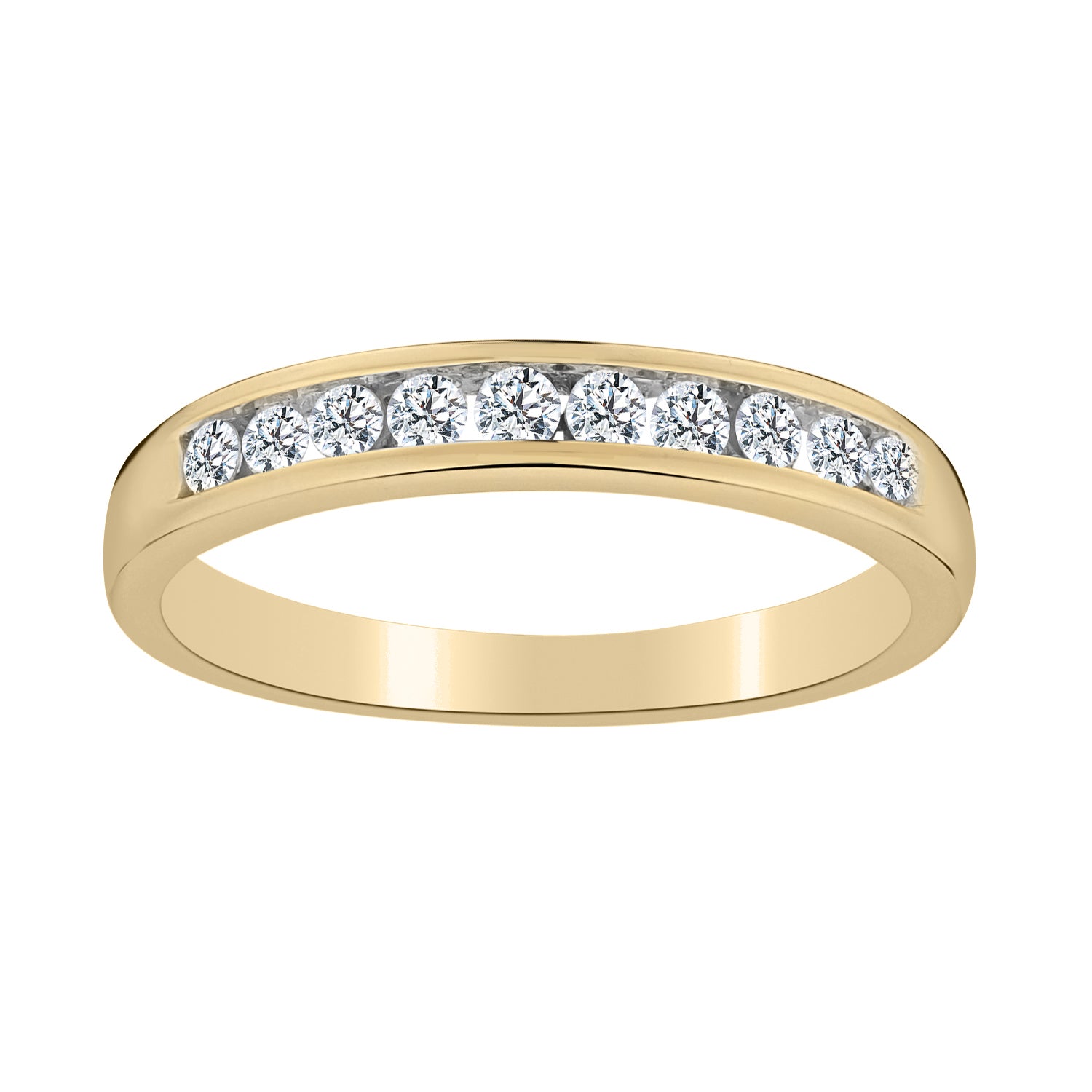 .25 Carat of Diamonds Ring Band, 10kt Yellow Gold…....................NOW