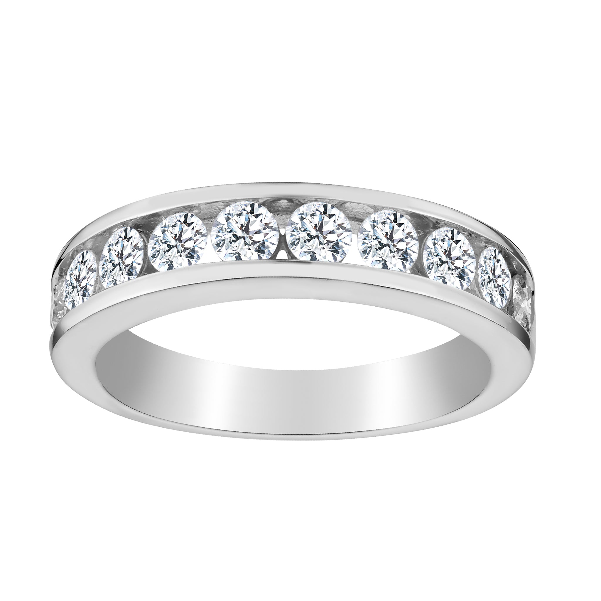 1.00 CARAT DIAMOND RING BAND, 10kt WHITE GOLD......................NOW - Griffin Jewellery Designs