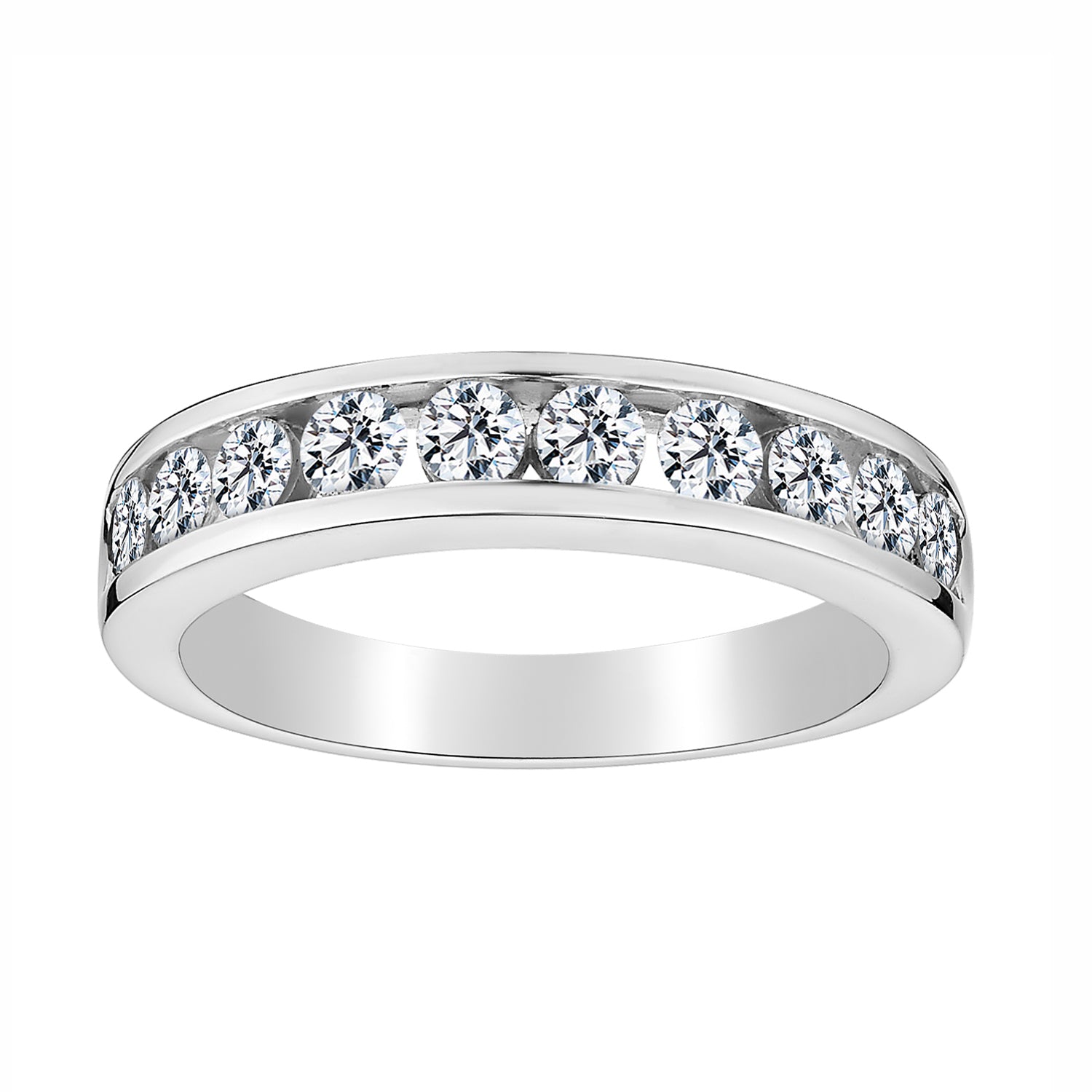 .75 Carat of Diamonds Ring Band, 10kt White Gold...................NOW
