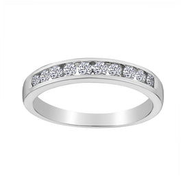 .33 Carat of Diamonds Ring Band, 10kt White Gold….....................NOW
