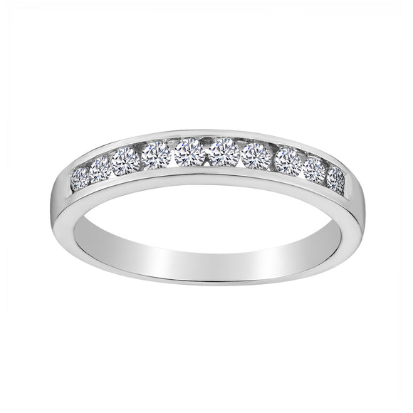 .33 Carat of Diamonds Ring Band, 10kt White Gold….....................NOW