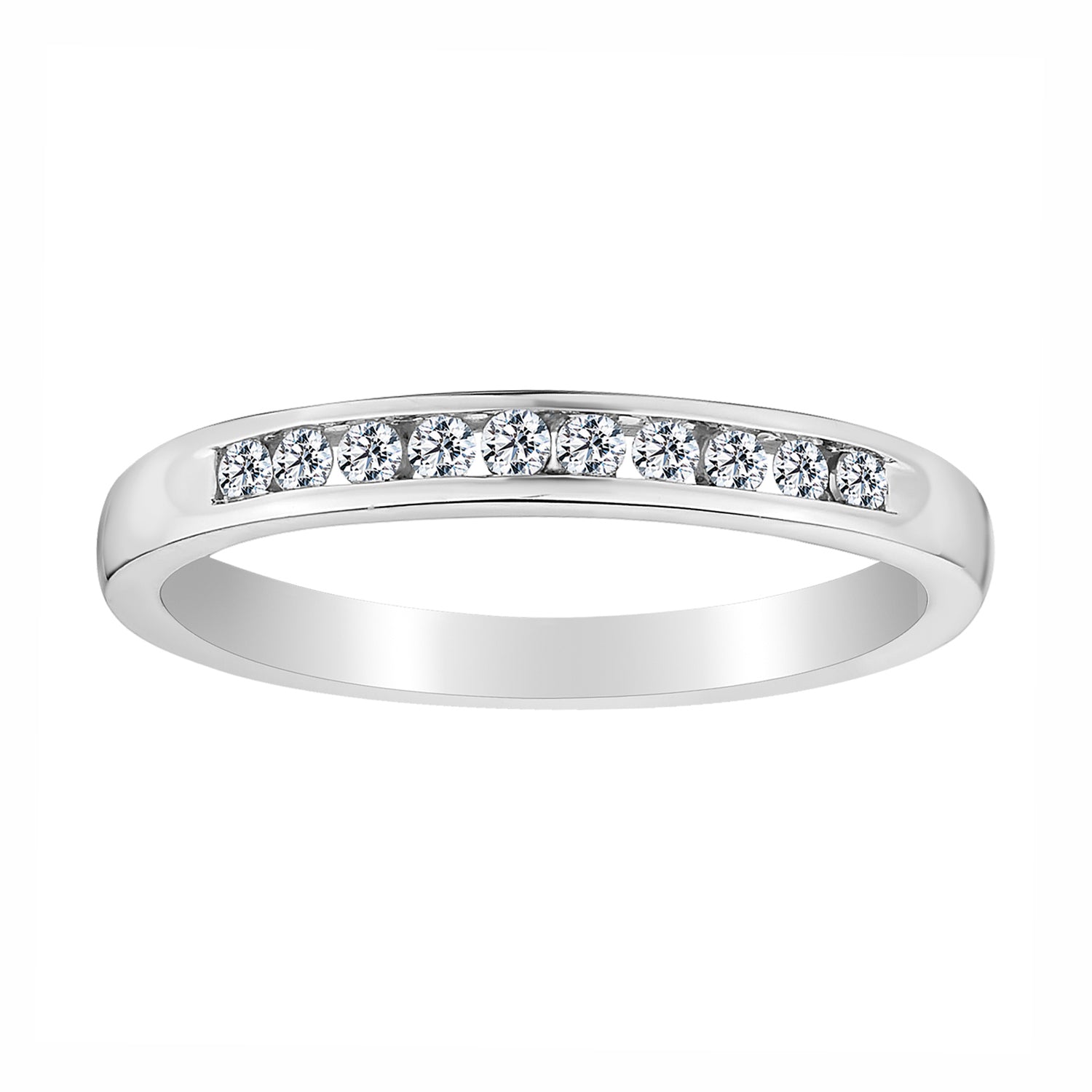 .15 CARAT DIAMOND BAND RING, 10kt WHITE GOLD...................NOW - Griffin Jewellery Designs
