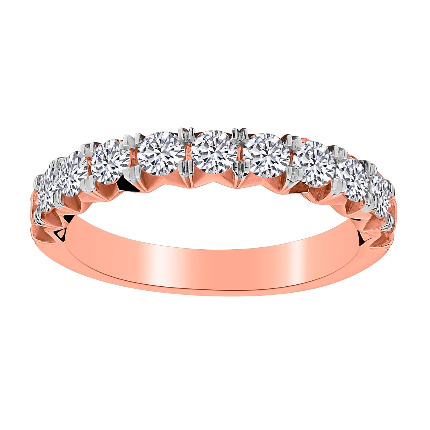 1.00 CARAT DIAMOND "LUXURY" RING, 14kt ROSE GOLD. Fashion Rings - Griffin Jewellery Designs