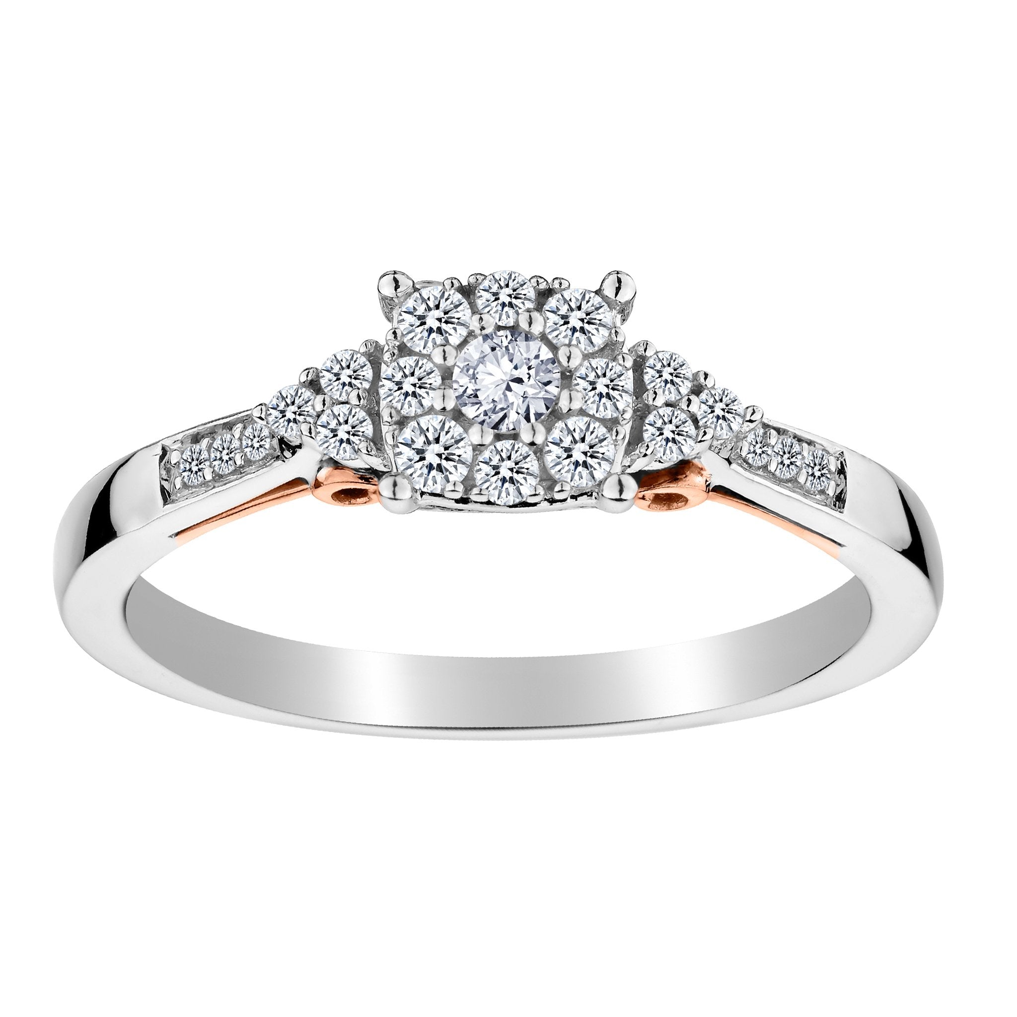.25 Carat Diamond Ring, 10kt White & Rose Gold (Two Tone)…...................NOW - Griffin Jewellery Designs