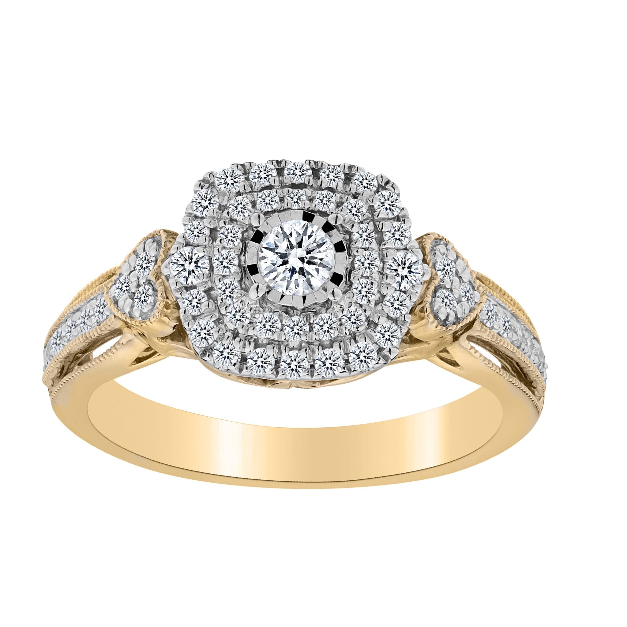 .50 CARAT DIAMOND RING, 10kt YELLOW GOLD - Griffin Jewellery Designs