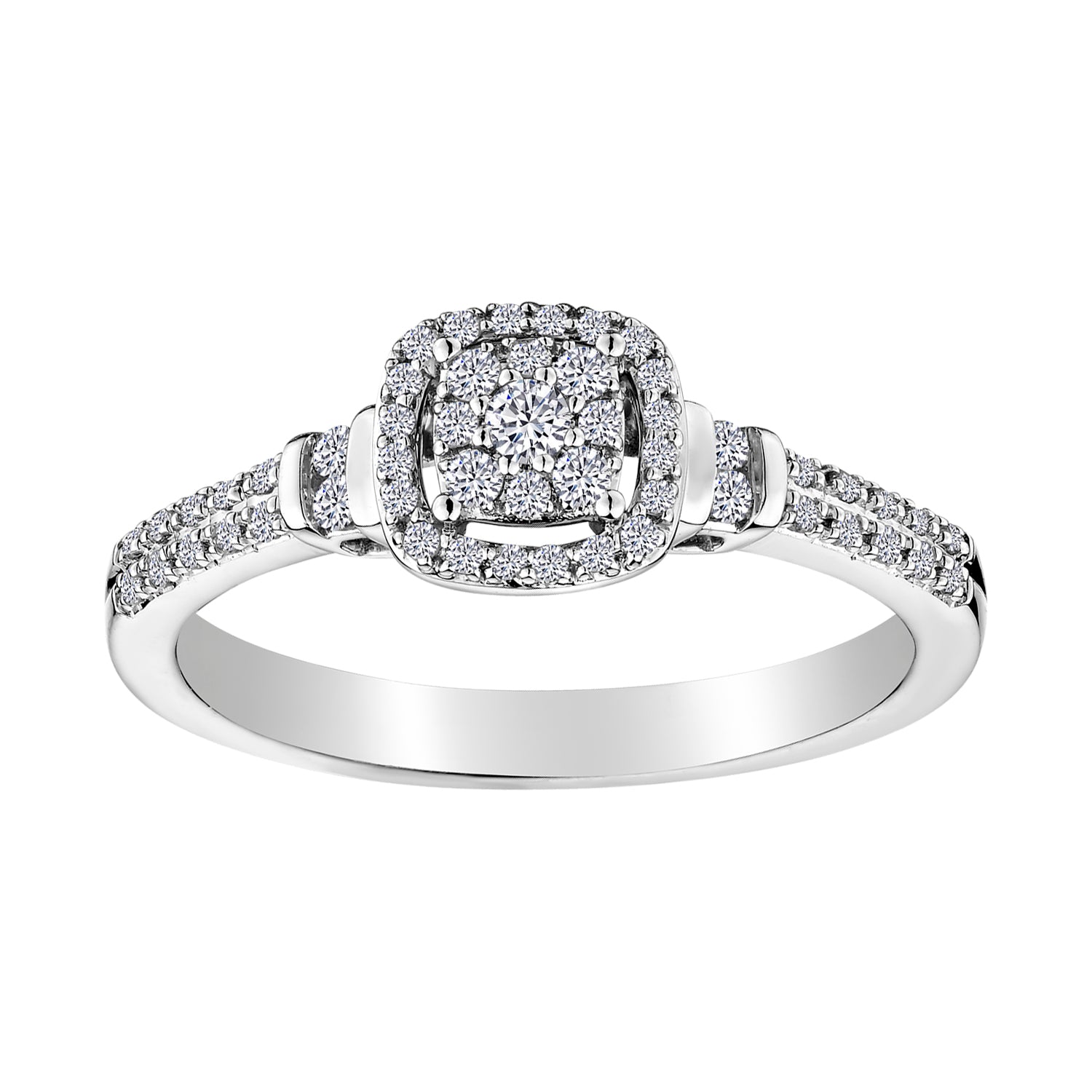 .25 Carat Diamond Pave Ring, 10kt White Gold…....................NOW - Griffin Jewellery Designs