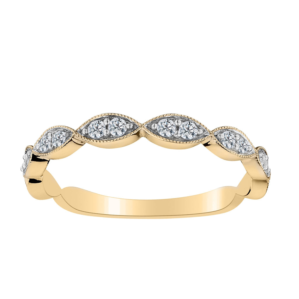 .17 Carat of Diamonds Stacker Ring, 10kt Yellow Gold…...................NOW